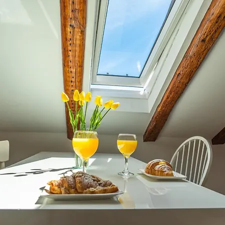 Apartman Cool Attic W Gallery In The Heart Of