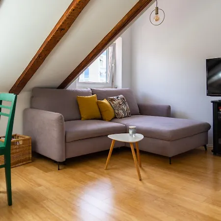 Apartman Cool Attic W Gallery In The Heart Of *