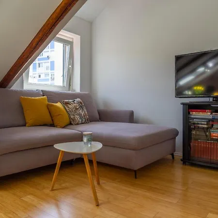 Apartment Cool Attic W Gallery In The Heart Of